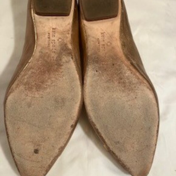 Kate Spade Rose Gold Emma Pointy Toe Flat 7 - Picture 4 of 10
